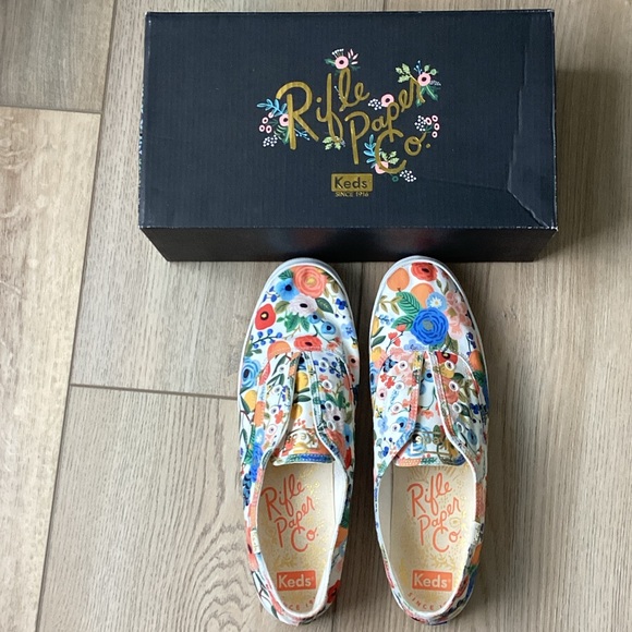 Keds Shoes - Keds x Rifle Paper Co. Chillax Citrus Garden Party Sneakers Size 10